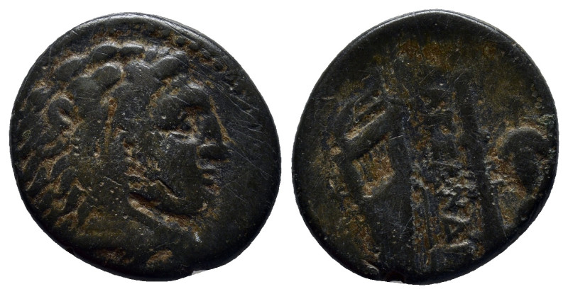 KINGS OF MACEDON. Alexander III 'the Great'. (336-323 BC). Ae. (19mm, 4.9 g) Tar...