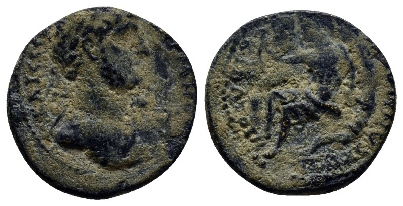 Phrygia, Apameia. Hadrian. A.D. 117-138. Æ (18mm, 3.1 g). AΔPIANOC KAIC CЄBA, la...