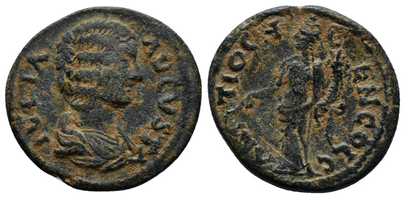 Pisidia, Antiochia. Julia Domna (Augusta, 193-217) AE (24mm, 6.2 g) IVLIA AVGVST...