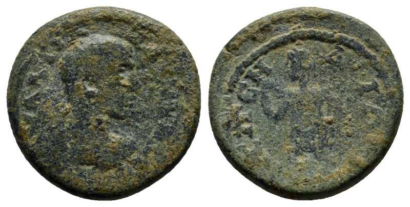 Pamphylia, Aspendus. Severus Alexander. A.D. 222-235. Æ (18mm, 4.8 g) ΑΛƐΞΑΝΔΡ[Ο...