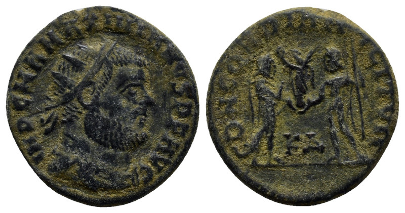 Maximianus Herculius. Antoninianus. (19mm, 4.1 g) 286-305 AD. Cyzicus. Anv.: IMP...