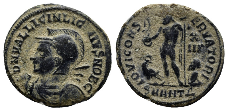 Licinius II, as Caesar, Æ Nummus. (19mm, 2.4 g) Antioch, AD 321-323. D N VAL LIC...