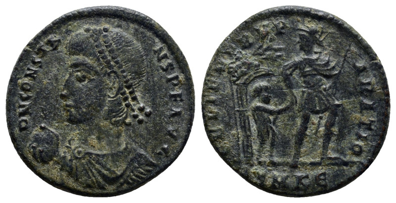 Constans. A.D. 337-350. AE (21mm, 3.9 g). Cyzicus mint, Struck A.D. 348-350. [D ...