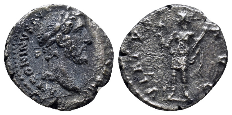 ANTONINUS PIUS (138-161) AR denarius, (16mm, 2.7 g) Rome, 140-143. Obv: ANTONINV...