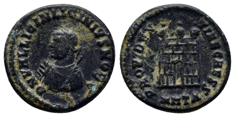 Licinius II, as Caesar, Æ Follis. (18mm, 3.7 g) Heraclea, AD 316-317. D N VAL LI...