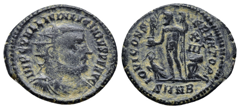 Licinius I. A.D. 308-324. AE follis (18mm, 3.0 g). Heraclea mint, struck A.D. 32...