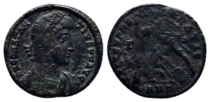 Constantius II (337-361), Nummus, Antiochia, AD 347-355; AE (23mm, 5.2 g); D N C...