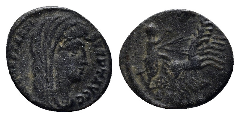 Divus Constantine I. Died AD 337. Æ (13mm, 1.1 g). Struck AD 337-340. Veiled hea...