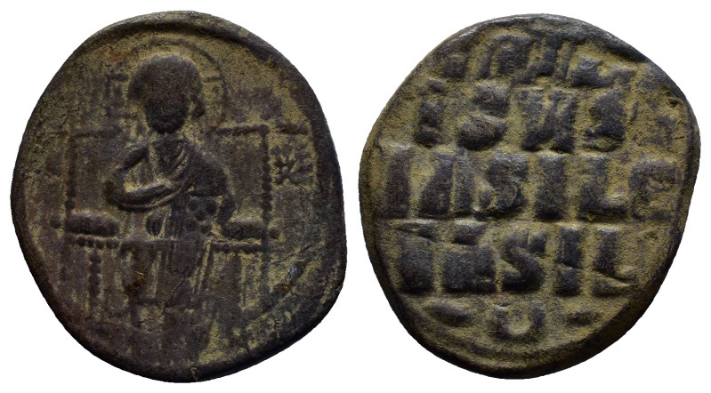 Anonymous, time of Constantine IX (c. 1042-1055). Æ 40 Nummi (28mm, 8.3 g). Cons...