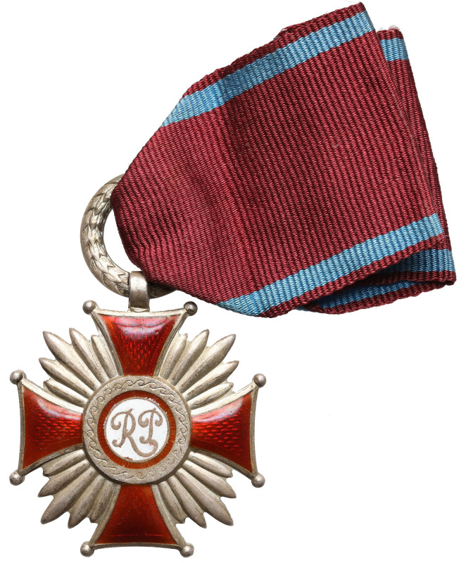 PRL, Srebrny Krzyż Zasługi - Caritas, Grabski (SREBRO) Wykonanie prywatne, do 19...