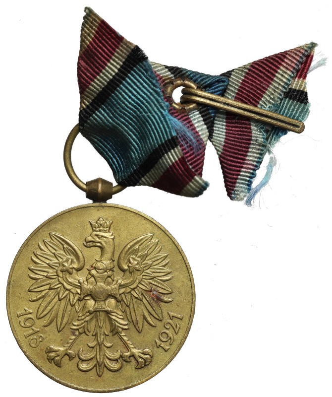 II RP, Medal pamiątkowy za Wojnę 1918-1921 Średnica: 35 mm.&nbsp; Reference: Obe...