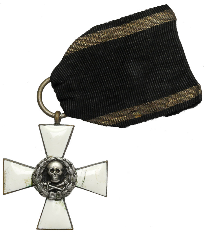II RP, Krzyż Waleczności Armii Ochotniczej Gen. Bułak-Bałachowicza Krzyż dwuczęś...