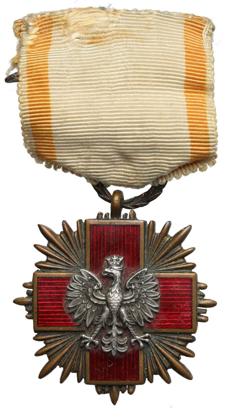 II RP, Odznaka honorowa PCK wz.1937 - 4 stopień Reference: Oberleitner 192-194