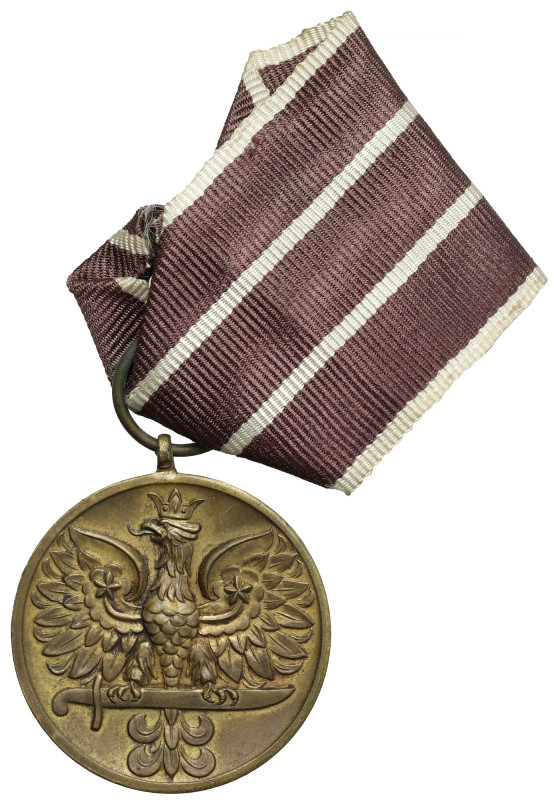 PSZnZ, Medal - Polska Swemu Obrońcy Średnica: 34,5 mm. Oryginalna wstążka.&nbsp;...