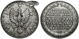 Medal, 150 rocznica powstania Wydziała Prawa Uniwersytetu Warszawskiego, 1958 - NUMIZMAT