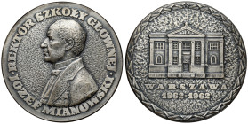 Medal, Rektor Szkoły Głównej - Józef Mianowski 1962