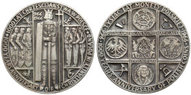 Medal SREBRO, 1000 lat chrześcijaństwa w Polsce 1966