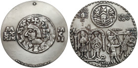 Medal SREBRO, seria królewska - Władysław Herman