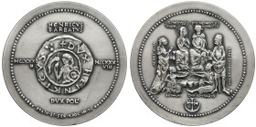 Medal SREBRO, seria królewska - Henryk Brodaty