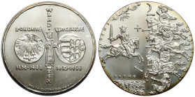 Medal SREBRO, seria królewska - Władysław Warneńczyk