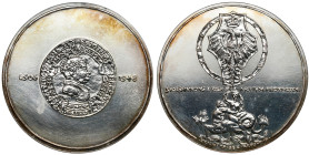 Medal SREBRO, seria królewska - Zygmunt I Stary