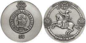 Medal SREBRO, seria królewska - Henryk Walezy