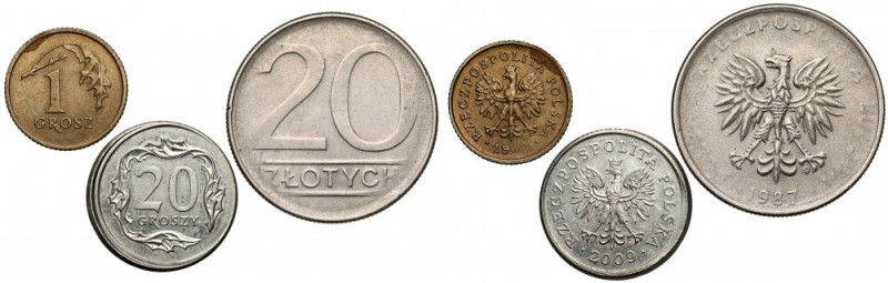 Destrukt 1, 20 gr i 20 zł 1987-2009 (3szt) 
Grade: 1-, 2-, 2-