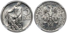 Rybak 5 złotych 1971