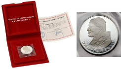 100 złotych 1982 Jan Paweł II - stempel lustrzany - z etui