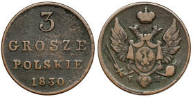 3 grosze polskie 1830 FH