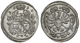 Śląsk, Ks. Oleśnickie, Chrystian Ulryk, Grosik 1680, Oleśnica