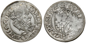 Śląsk, Karol II, 3 krajcary 1615 HT, Oleśnica