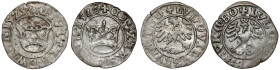 Śląsk, Świdnica, Ludwik Jagiellończyk, Półgrosz 1525-1526, zestaw (2szt)