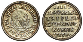 Prusy, Albrecht Hohenzollern, Trojak Królewiec 1538 - w oprawie