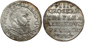 Prusy, Albrecht Hohenzollern, Trojak Królewiec 1541