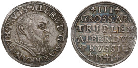 Prusy, Albrecht Hohenzollern, Trojak Królewiec 1541