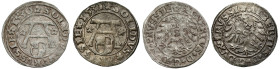 Prusy, Albrecht Hohenzollern, Szeląg Królewiec 1530-1531, zestaw (2szt) R2