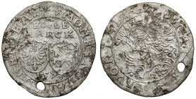 Inflanty, Półmarka (1/2 marki) Dahlen 1573 - b.rzadka R5
