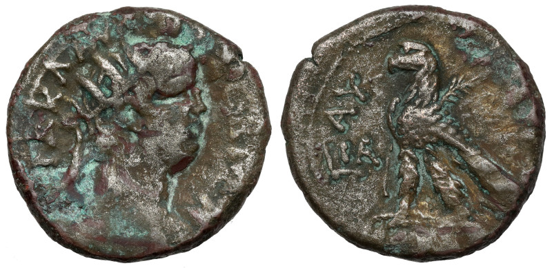 Nero (54-68 AD) Tetradrachm, Alexandria Bilon, diameter 24 mm, weight 11,6 g.&nb...
