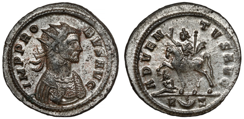 Probus (276-282 AD) Antoninian Obverse: IMP PRO-BVS AVG Radiate, cuirassed bust ...