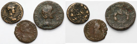 Roman Empire, bronze coins, lot (3pcs)