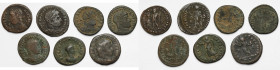 Roman Empire, lot of 7 follis