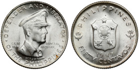 USA, Philippines, 50 centavos 1947