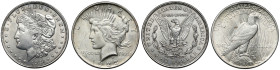 USA, Dollar 1921-1923, lot (2pcs)