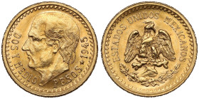 Mexico, 2 1/2 pesos 1945