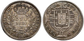 Brazil, John VI, 320 reis 1820