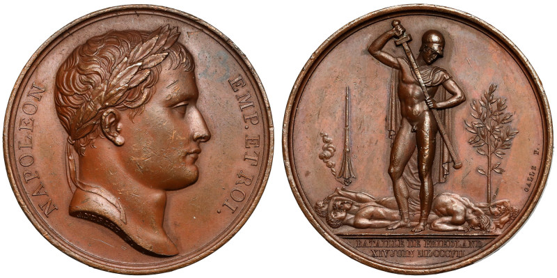 France, Napoleon, Medal 1807 - Bataille de Friedland Number written in ink on th...