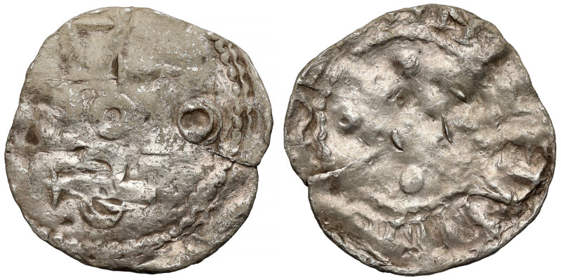 Köln, Otto III (983-1002) Denar - Nachahmung (?) Silver, diameter 19 mm, weight ...