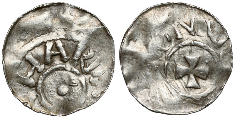 Sachsen, Bernhard I (973-1011) Denar Silver, diameter 17,8 mm, weight 1,23 g.&nb...