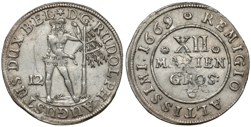 Brunswick-Lüneburg-Calenberg, Johann Friedrich, 12 mariengroschen 1669 
Grade: ...